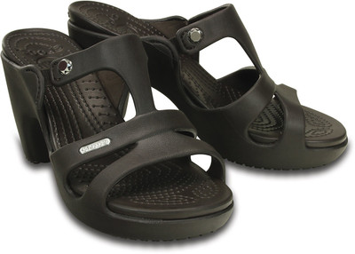 

Crocs Women Brown Heels