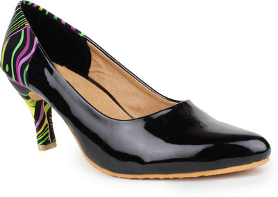 

London Steps Women Black Heels