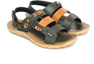 Walkline Men Mehndi Sandals