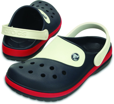 

Crocs Boys Sports Sandals, Navy/oyster
