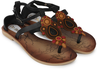 

Do Bhai Women Black Flats