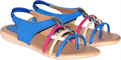 

With The Fashion Women BLUE Flats
