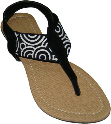 Eversoft Women Black Flats