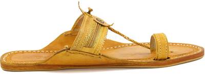 eKolhapuri Men Yellow Sandals