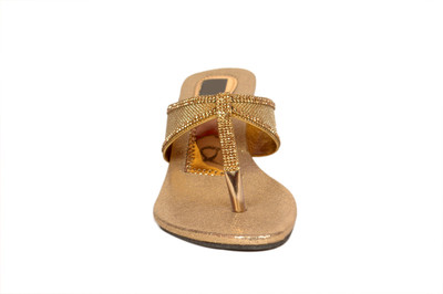 

Bora Bora Women Gold Heels