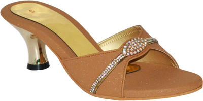 

With The Fashion Women TAN Heels