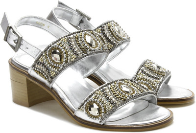 

Carlton London Women Silver Heels