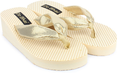

Do Bhai Women Cream Wedges