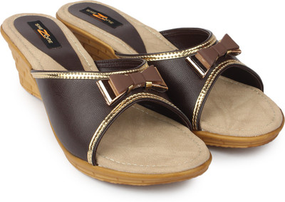 

Shezone Women Brown Wedges