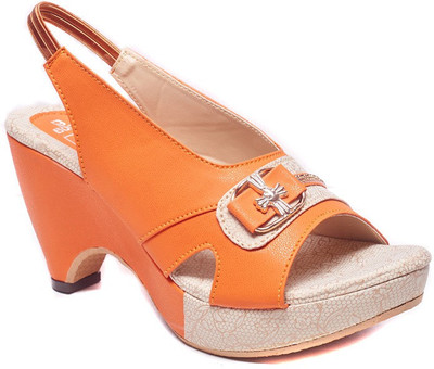 

Dolphin Miles Women Orange Heels