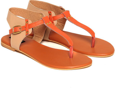 

TEN Women Orange Sandals