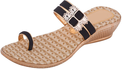 

With The Fashion Women BLACK Wedges