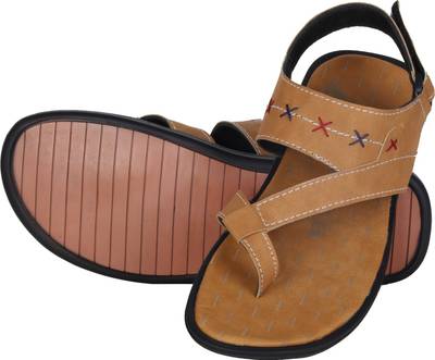 Kraasa Men Tan Sandals