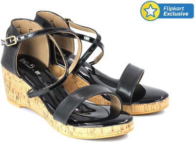 

Inc.5 Women BLACK Wedges