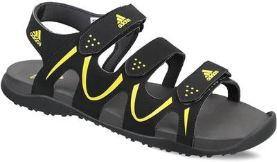 Adidas Men BLACK/SHOYEL/DGSOGR/BLACK Sports Sandals