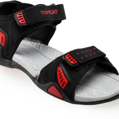 Tomcat Men BlkRed Sandals