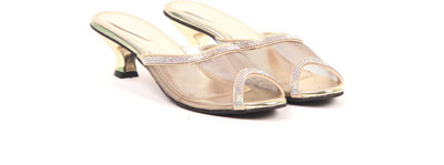 

Adorn Women Golden Heels