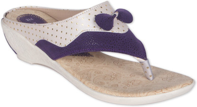 

Pipilika Women PURPLE & WHITE Wedges