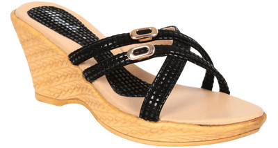 

Adorn Women Black Wedges