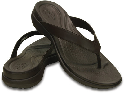 Crocs Women Brown Flats