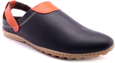 Knoos Men Black Sandals