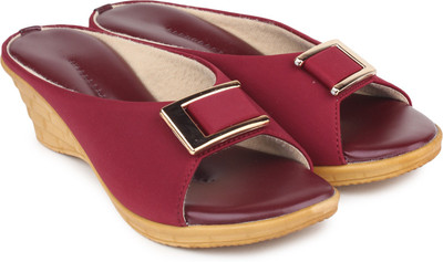 

Shezone Women Red Wedges