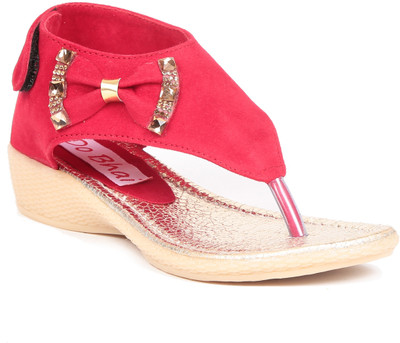 

Do Bhai Girls Wedges(Red