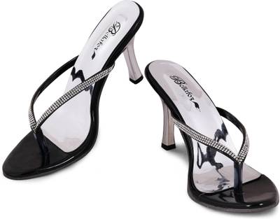 Bellafoz Women Black Heels