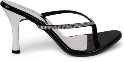 Bellafoz Women Black Heels