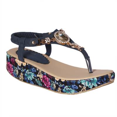 Pantof Women blu-08 Heels