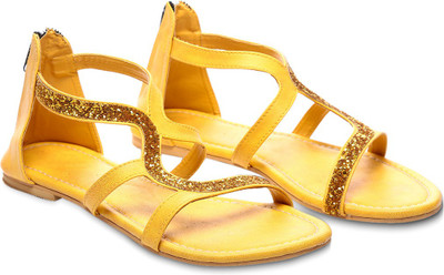

Nell Women Yellow Flats