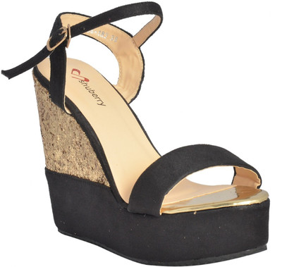 

Shuberry Women Black Wedges