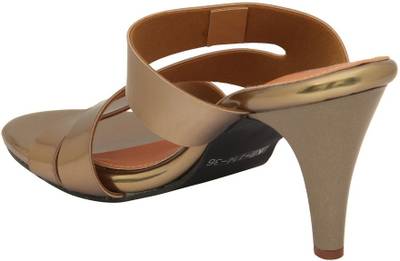 Shumiya Women Golden Heels