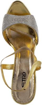 Metro Women 15,Gold Heels