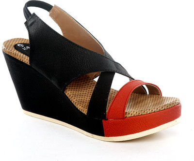 

Dolphin Miles Women Red Wedges