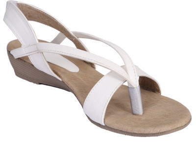 

Port Women White Wedges
