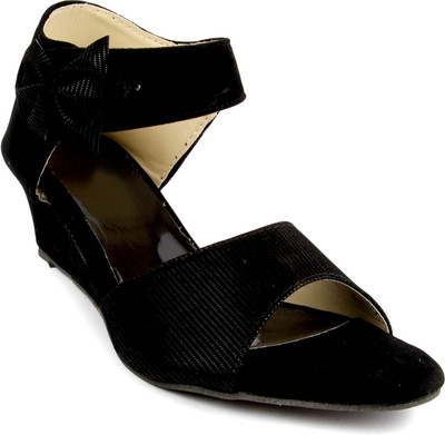 

Sam Stefy Women Black Wedges