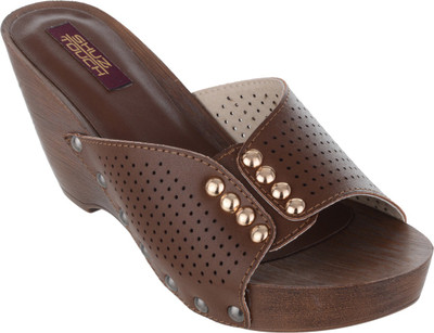 

Shuz Touch Women BROWN Wedges