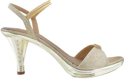 Mochi Women 28,Antiq-Gold Heels