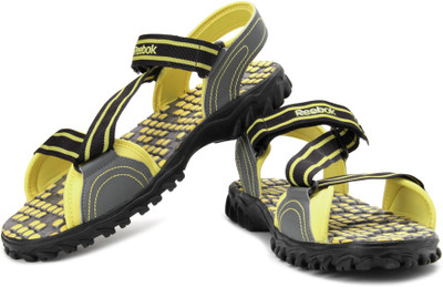 

REEBOK Men Grey, Yellow, Black Casual