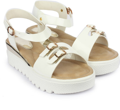 

Bonzer Women White Sandals