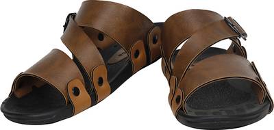 Kraasa Men Camel Sandals