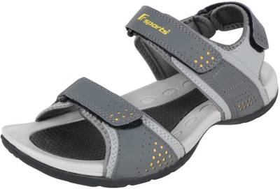 Fsports Men Grey Yellow Sandals