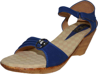 

Doc & Marlo Girls Wedges(Blue