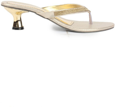 

Sindhi Footwear Women Gold Heels