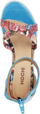Mochi Women 45,Blue Heels