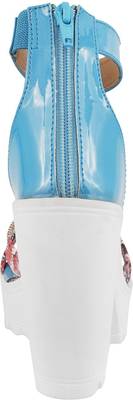Mochi Women 45,Blue Heels