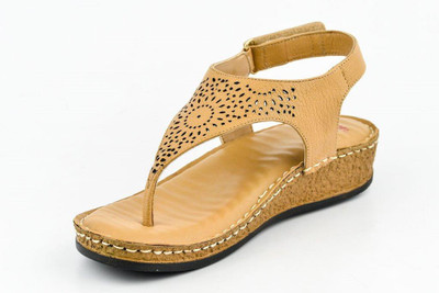 

Lee Cooper Women TAN Flats