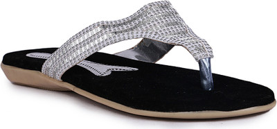 

DJH Women Silver Flats