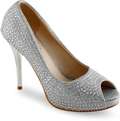

Shuz Touch Women Silver Heels
